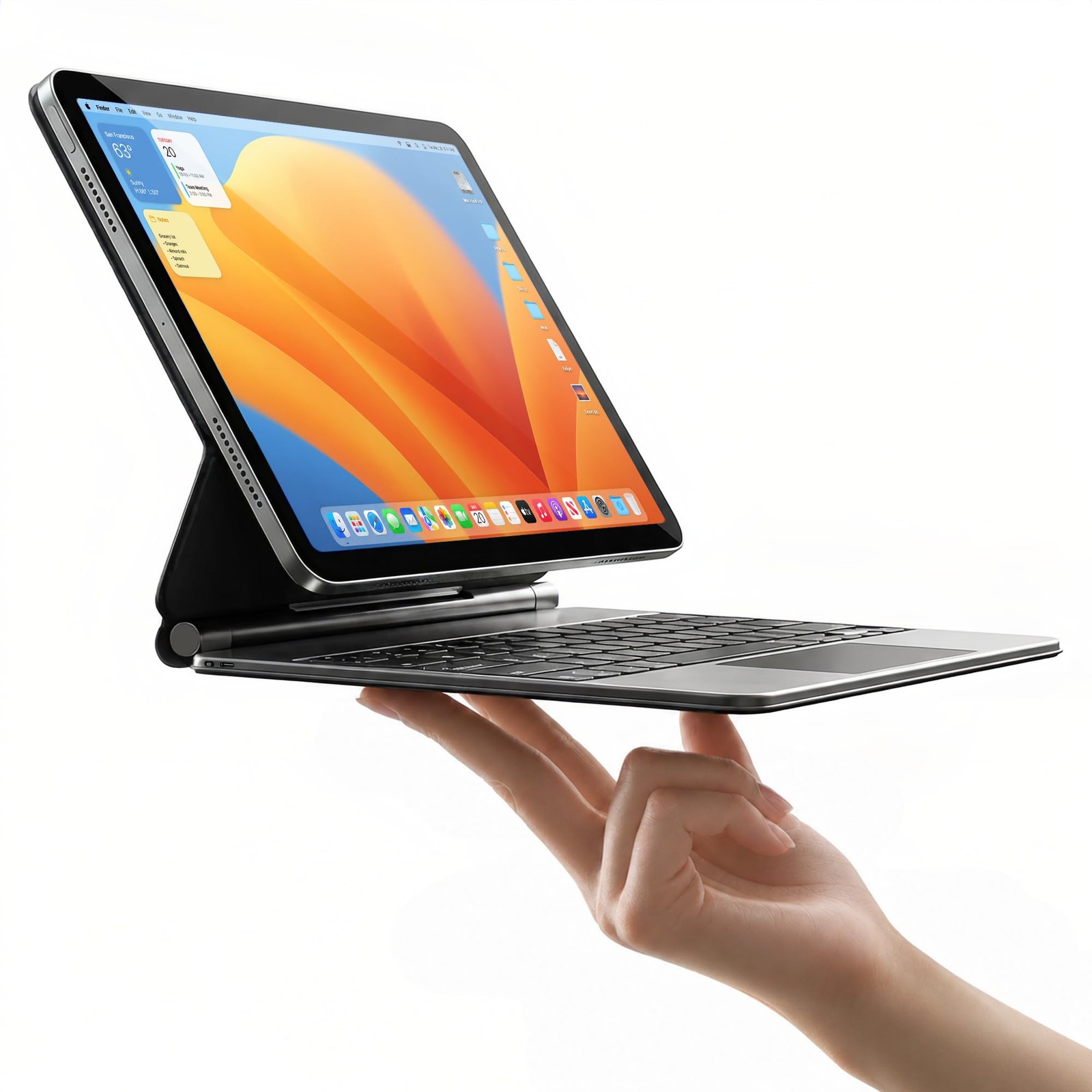 Slim Keyboard Case for iPad Pro 11 Inch (4th/3rd/2nd/1st) Gen 2022,iPad Air