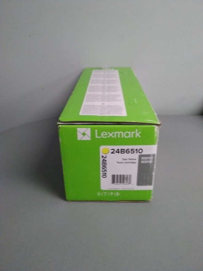 Lexmark 24B6510 Yellow Extra High Yield Toner Cartridge, XC6152, XC8155dte
