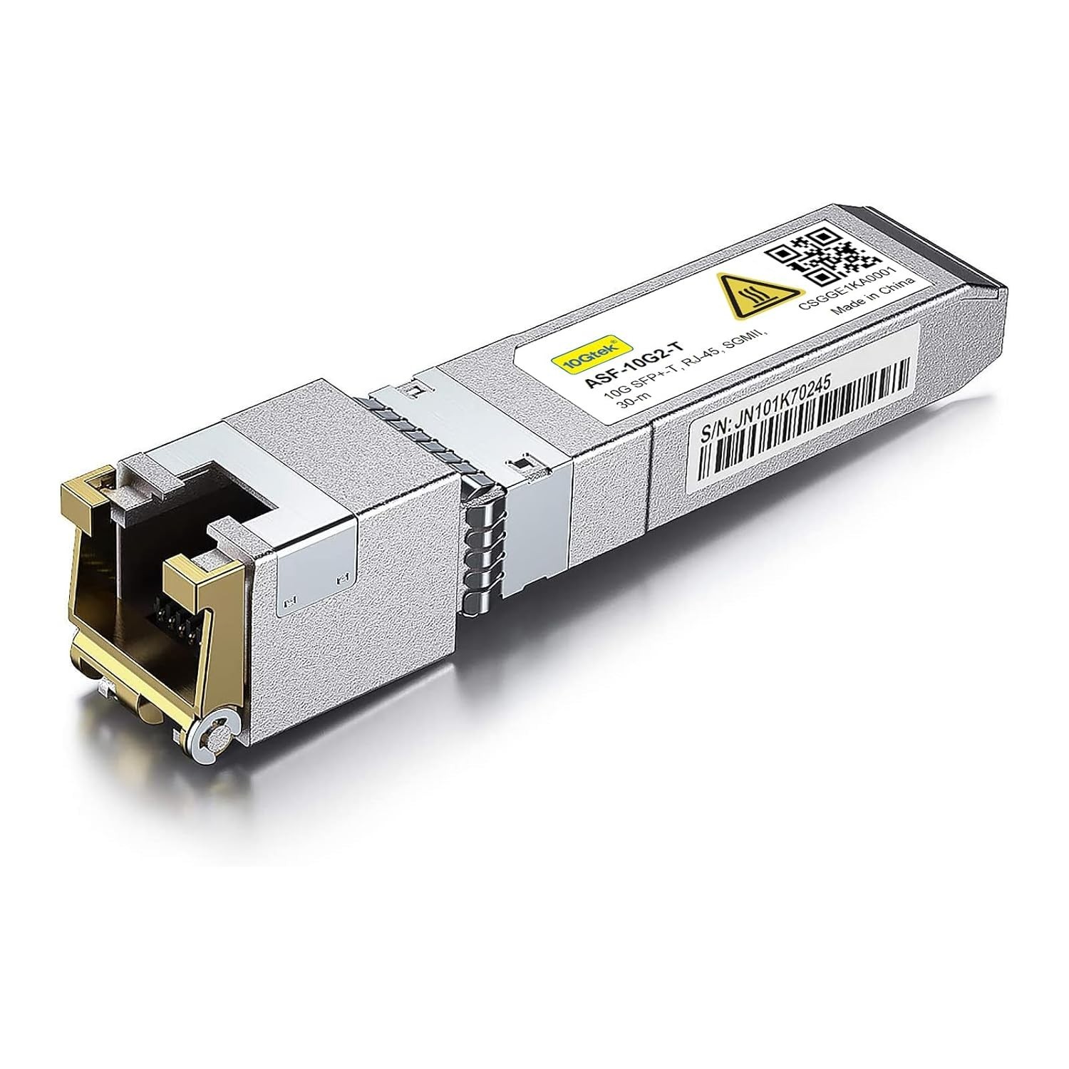 10Gtek SFP+ to RJ45 Copper Transceiver 1.25G 2.5G 5G 10G Ethernet Module 30M
