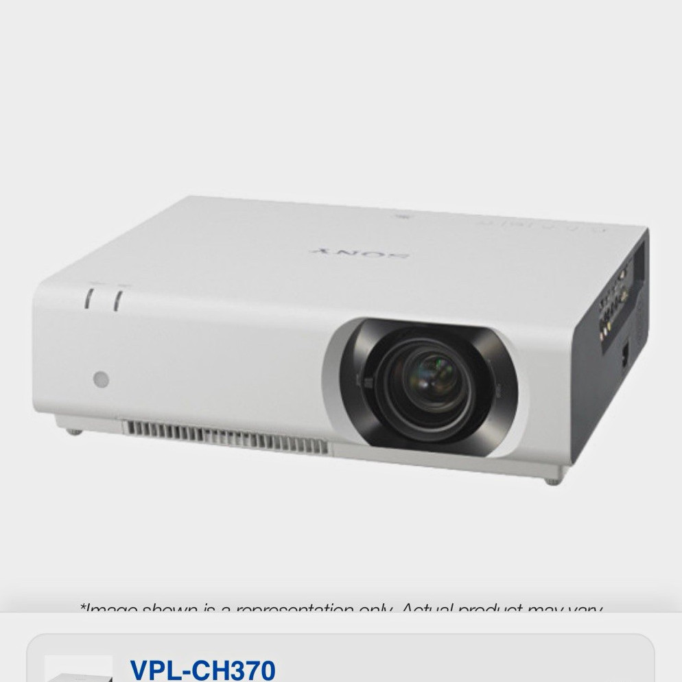 Sony VPL-CH370 Multimedia WUXGA Projecter 5000 Ansi lumens