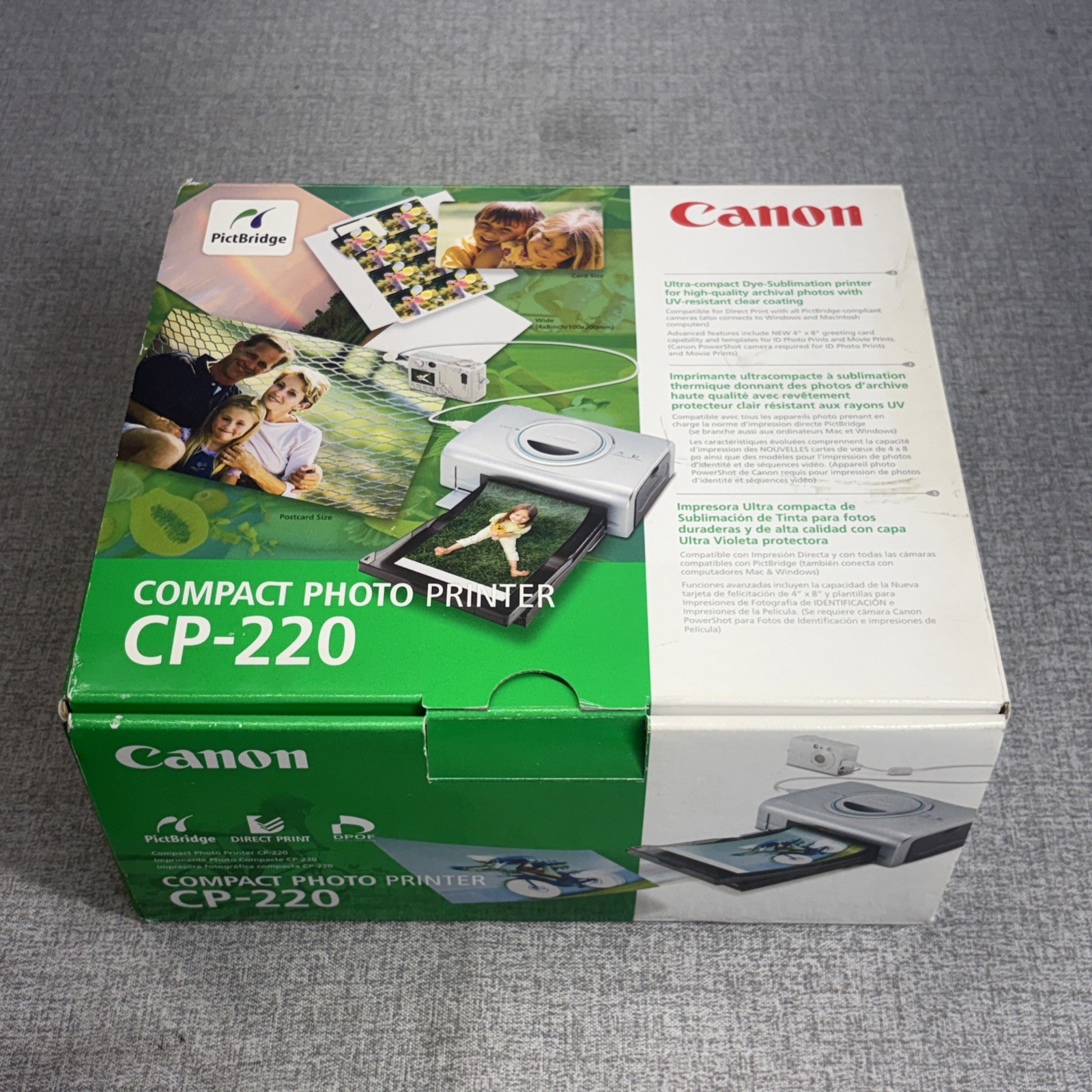 Canon CP-220 Digital Compact Portable Photo Thermal Printer