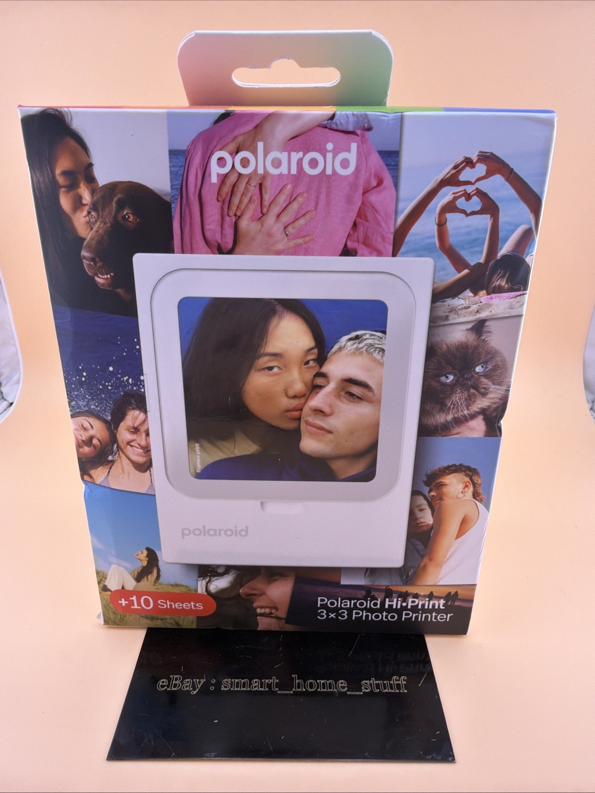 Polaroid Hi-Print 3x3 Photo Printer w/ 10 Sheets Paper Bundle New Sealed