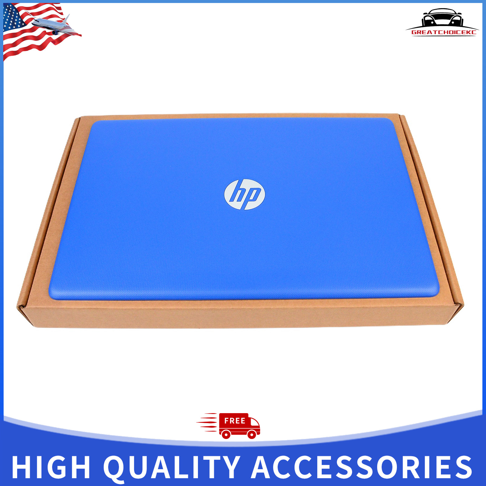 New Blue LCD Rear Lid Top Case Part for HP 17-BS 17BS 17AK 93294-001 926485-001