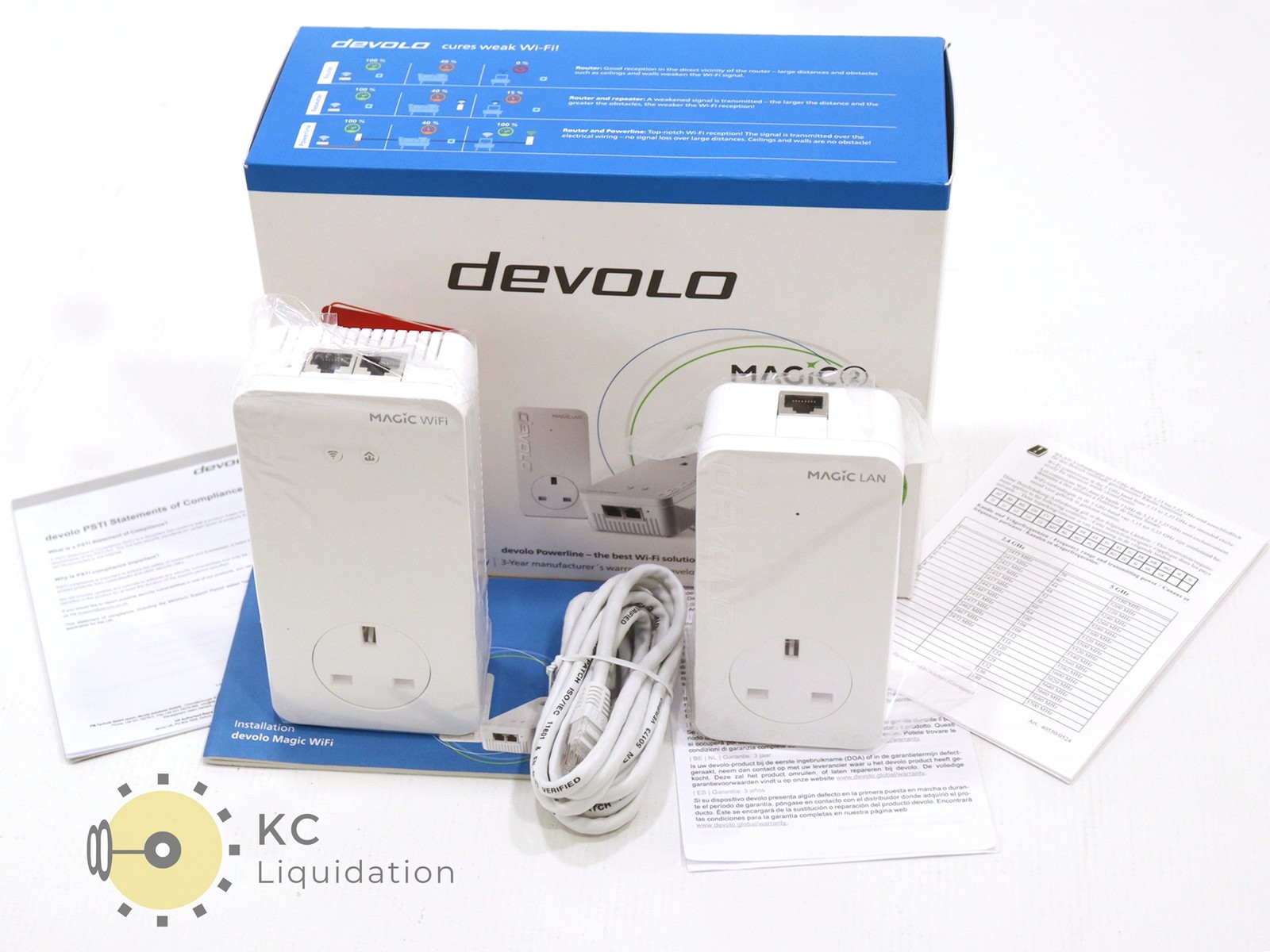 Devolo Magic 2  Wi-Fi 6 Plug & Play Starter Kit (White) 08818 UK Plug