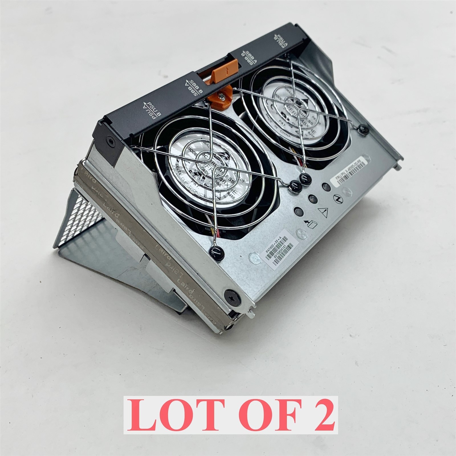 NetApp X-48565-00-R6 Chassis Fan Module (for DE6600 Enclosure) P47408-22-A Lot 2