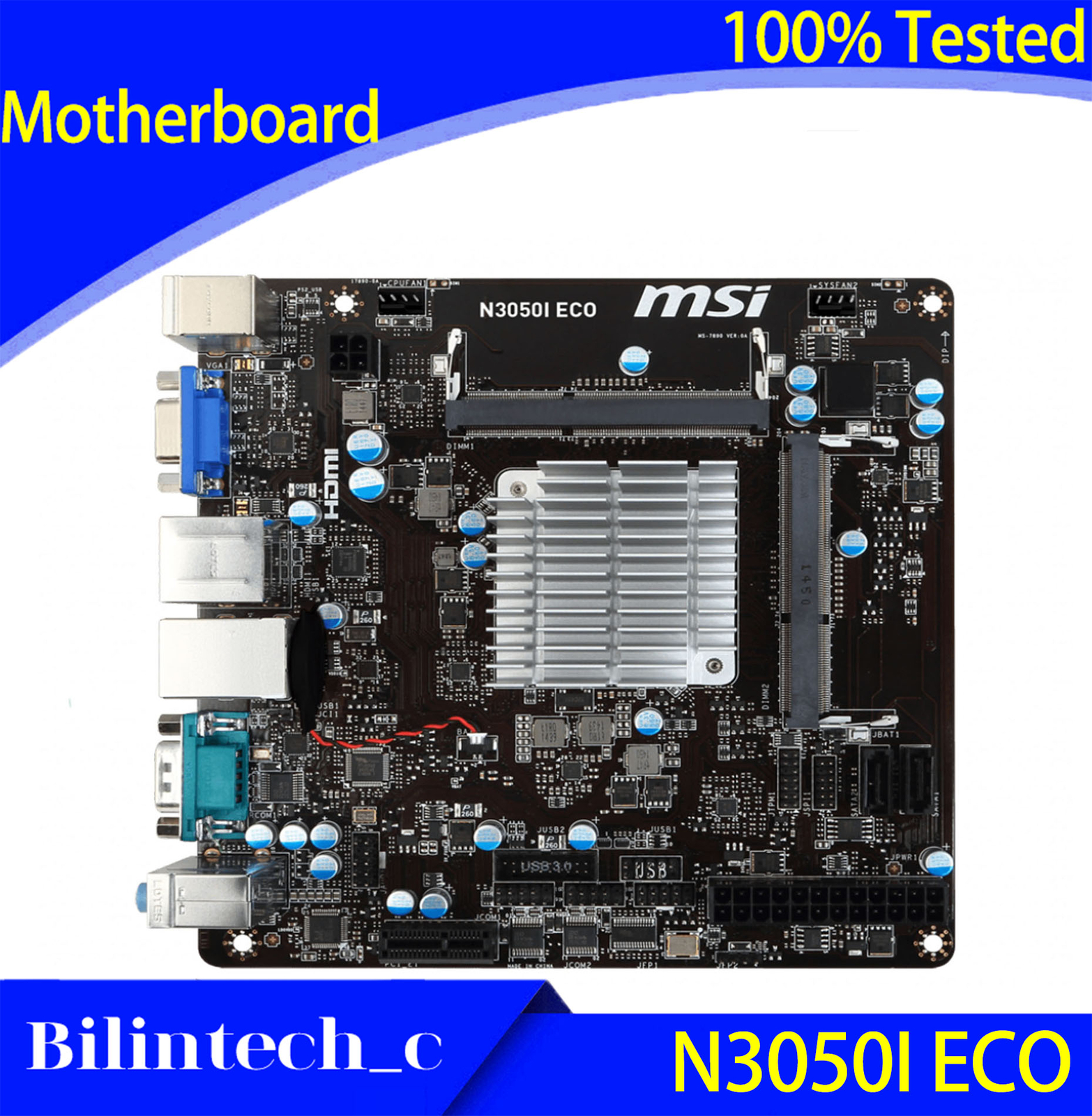 FOR MSI N3050I ECO Motherboard Dual-core Processor DDR3 17X17CM Mini ITX 32GB
