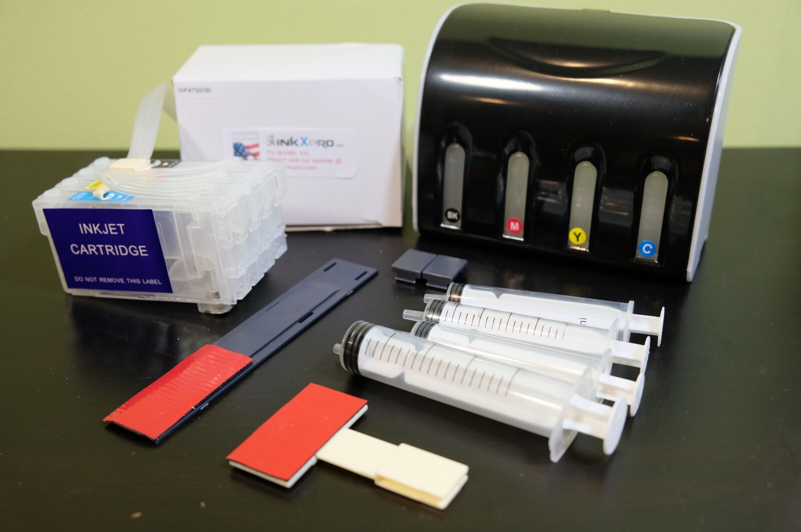 INKXPRO Ciss System For Epson T812XL Pro WF-7820 WF-7840 with One-time-use chips