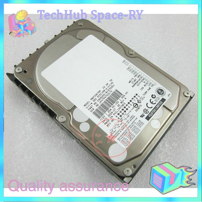 Hp/Fujitsu MAP3367NP 36.7GB 10K RPM 8MB 3.5″ SCSI Ultra320 68-Pin Hard Drive HDD