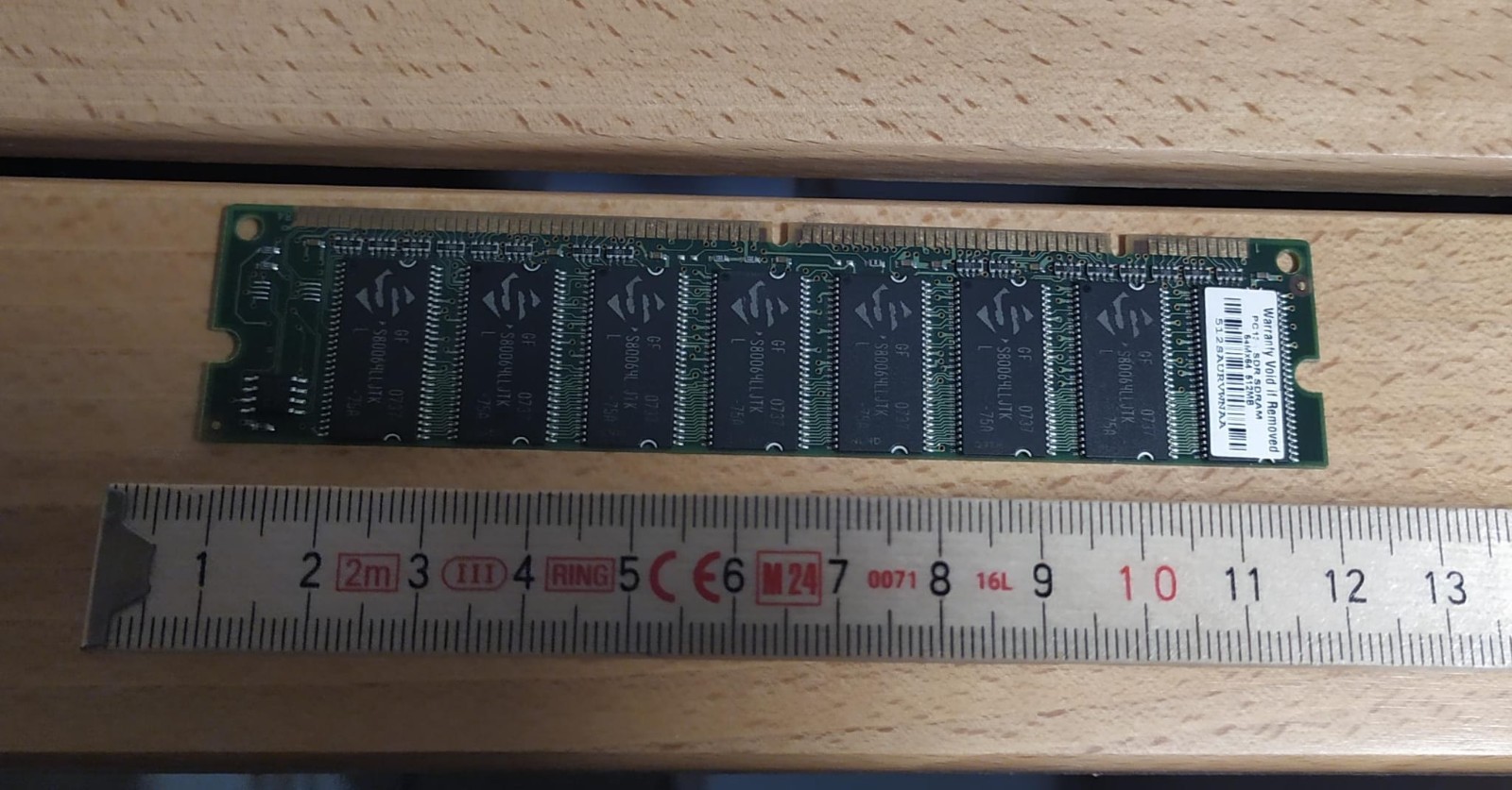 PC 133 SDR SDRAM 64M x 64 512MB
