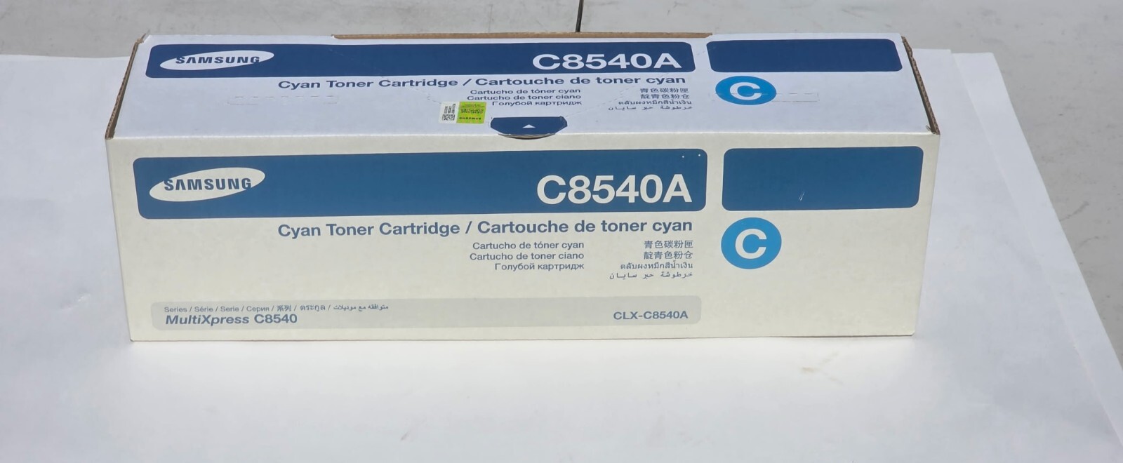 Genuine Samsung CLXC8540A CLX-C8540A Cyan Toner Cartridge C8540 NEW NIB