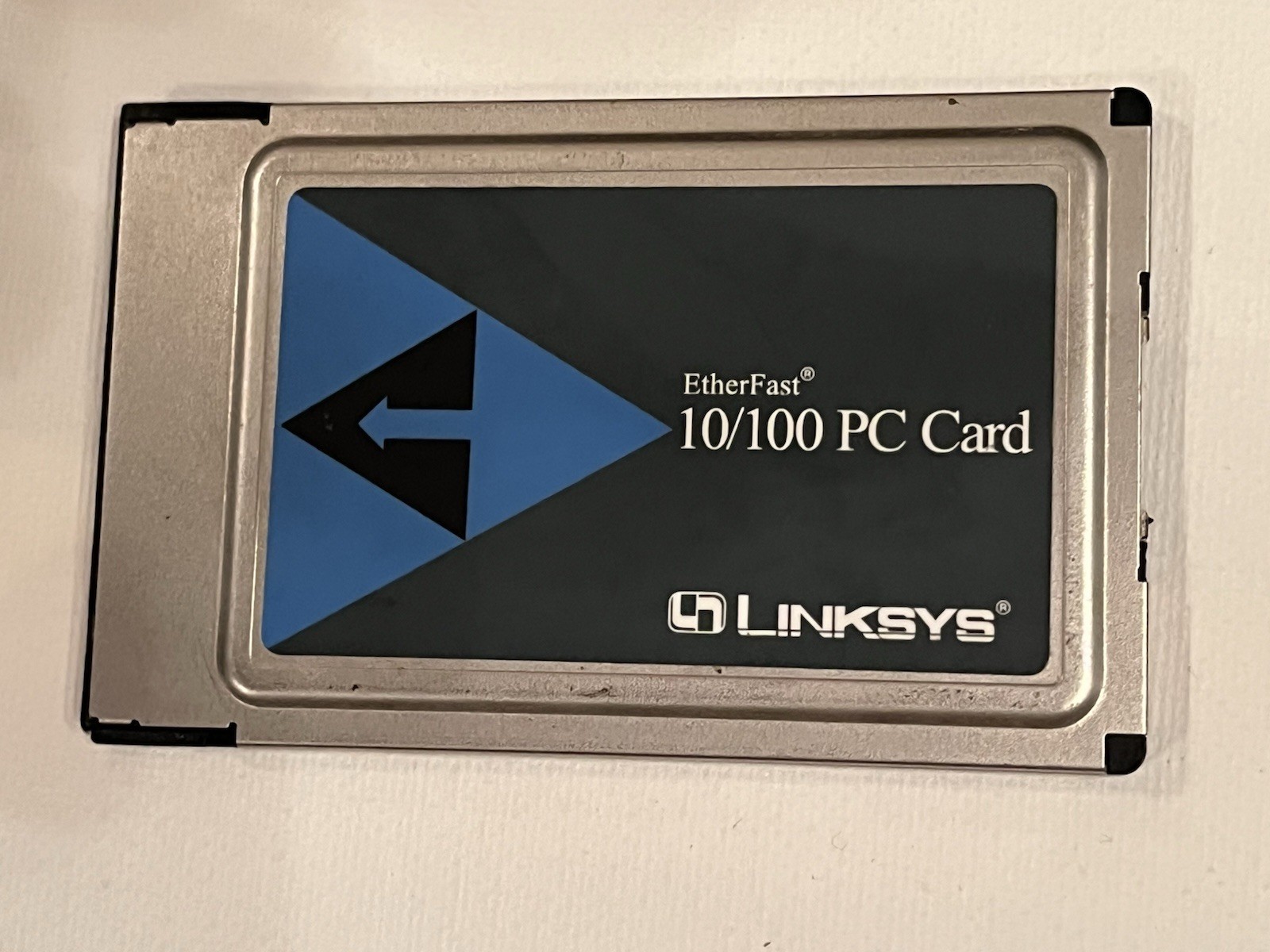Linksys PCMPC100 Lan Card PCMCIA Type II 10/100Mbps EtherFast PC Card