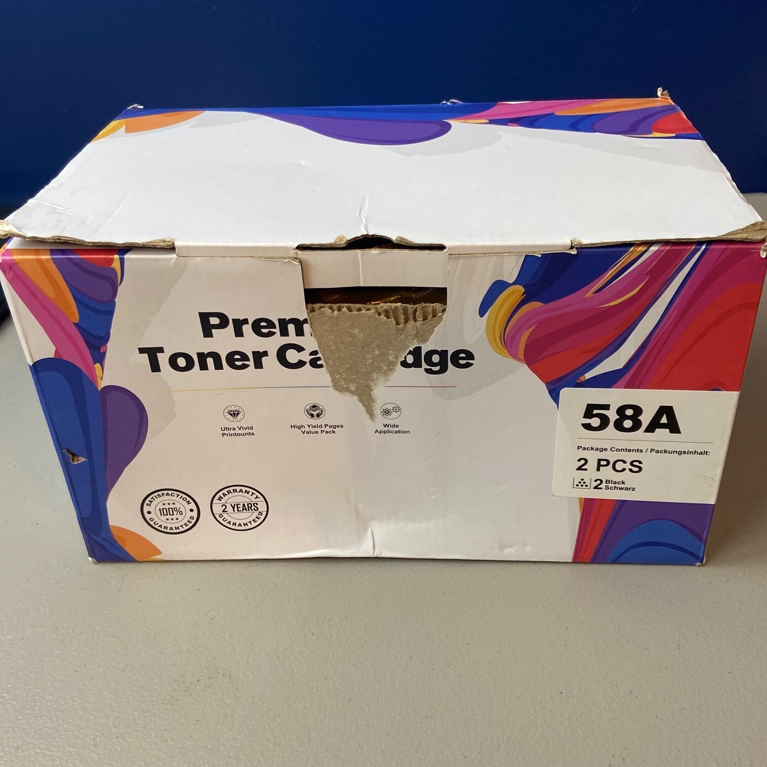 Compatible Toner Cartridge Replacement HP 58A CF258A 58X CF258X 2 Pack No Chip