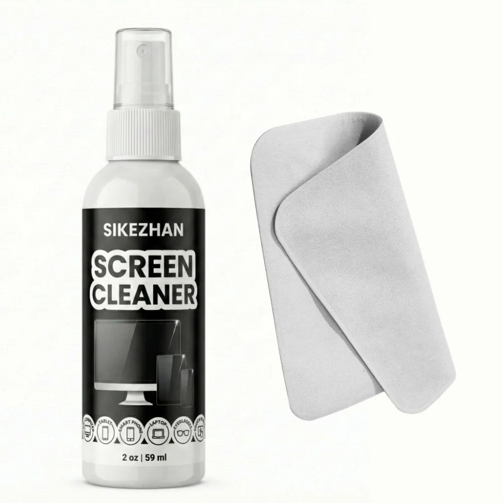 Screen Cleaner Spray 6oz All-in-1 Electronics Cleaning Kit for TV Phone Laptop