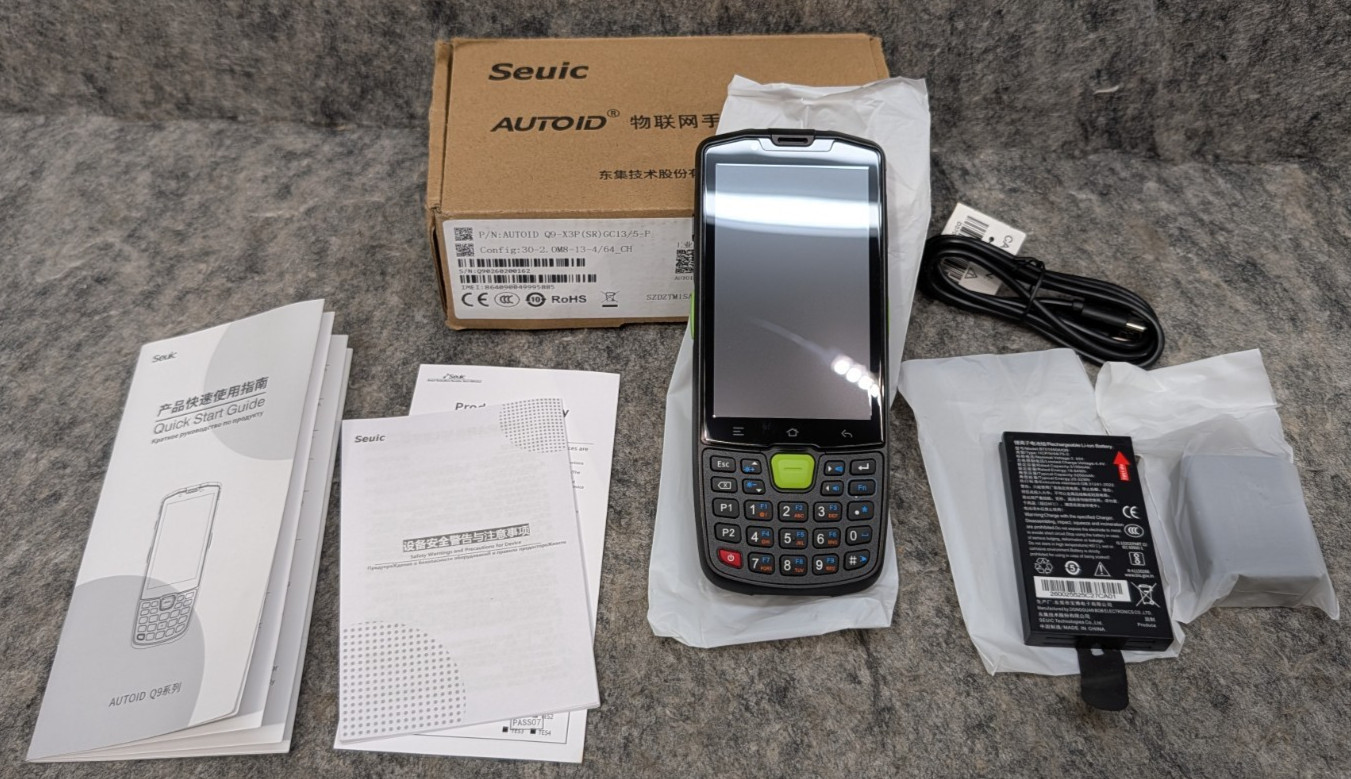 Seuic AUTOID Q9C Q9-X3P Android Barcode Scanner PDA Rugged Handheld 2D Wireless