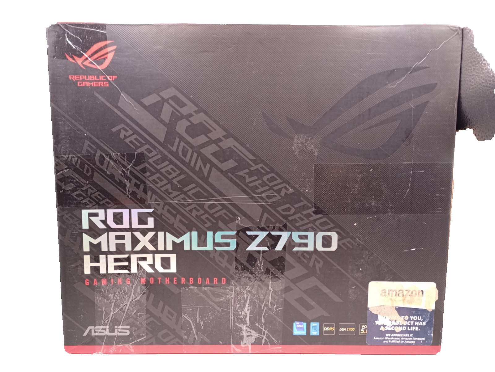 Asus ROG MAXIMUS Z790 HERO LGA 1700 ATX Intel DDR5 Motherboard *READ*