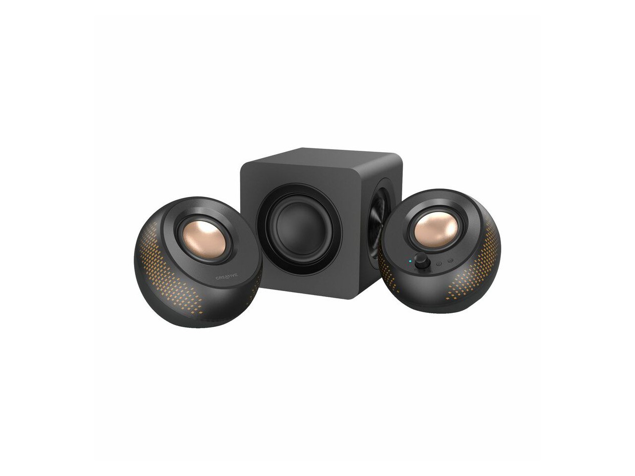 Creative Labs Pebble X Plus 2.1 USB-C Desktop Speakers with Subwoofer, Bluetooth