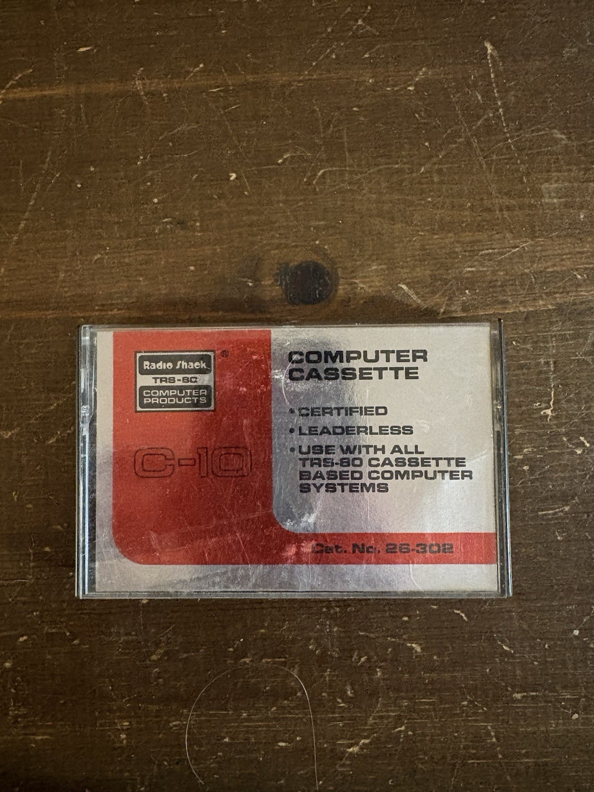 RadioShack TRS-80 C-10 Computer Cassette Tape 26-302 For Tandy Vintage