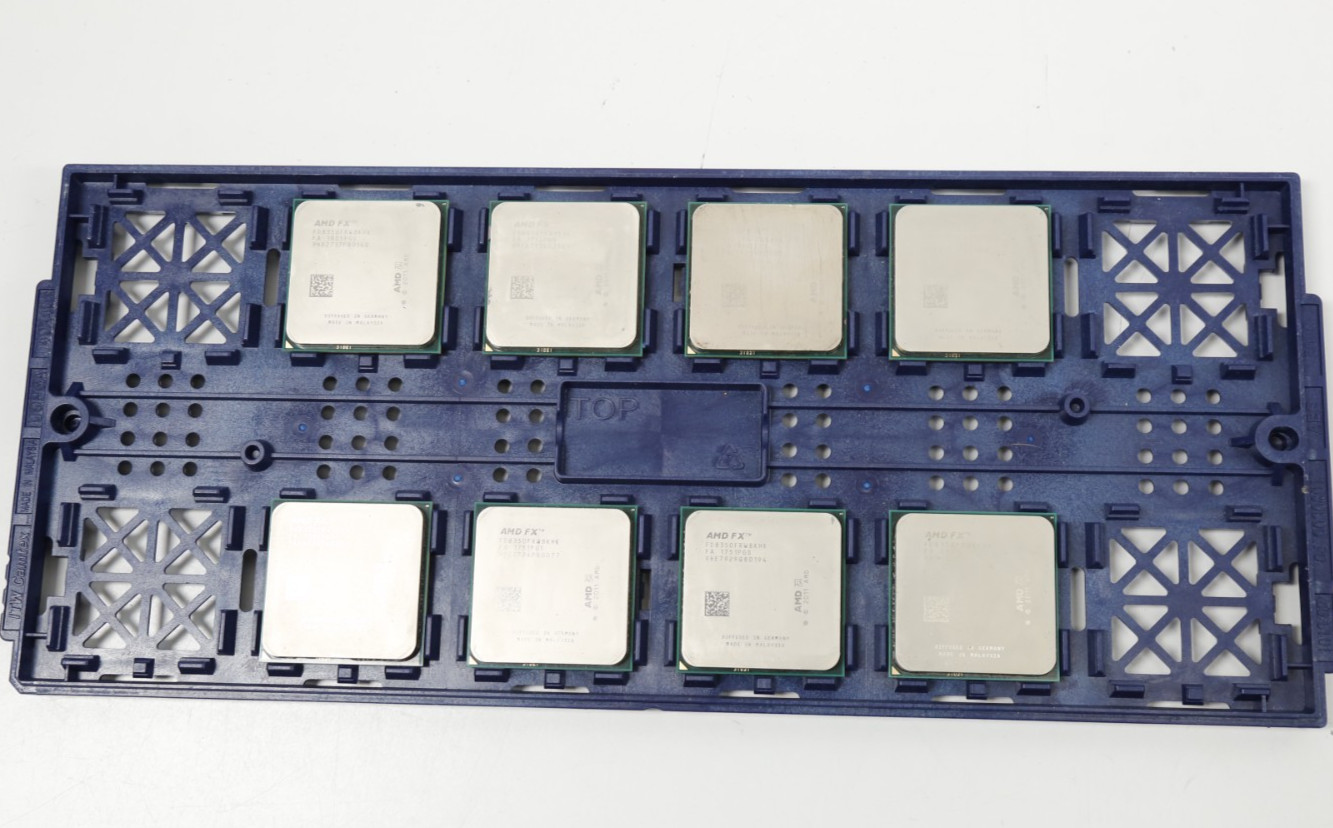 LOT of 8 AMD FX-8350 4.0GHz Octa-Core AM3 Processor (FD8350FRW8KHK)