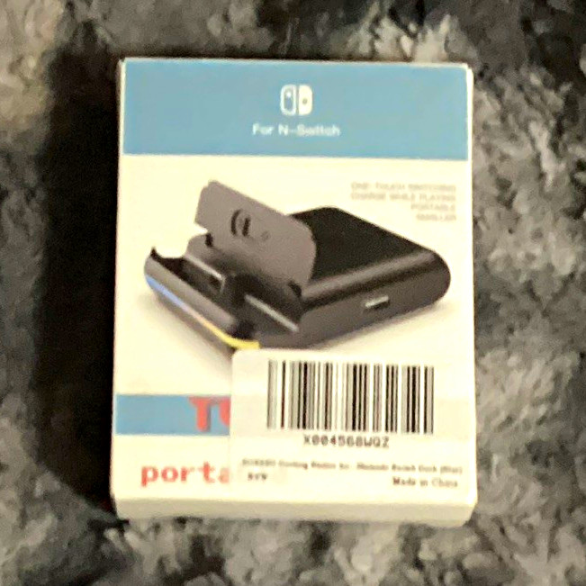 Portable Switch Video Dock Docking Station for Nintendo Switch HDMI Blue/Red