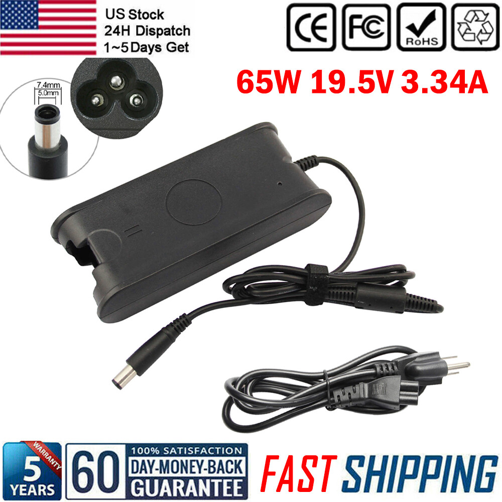 65W AC Power Adapter Charger For Dell Chromebook 11 3120 3180 3189 P26T P22T002