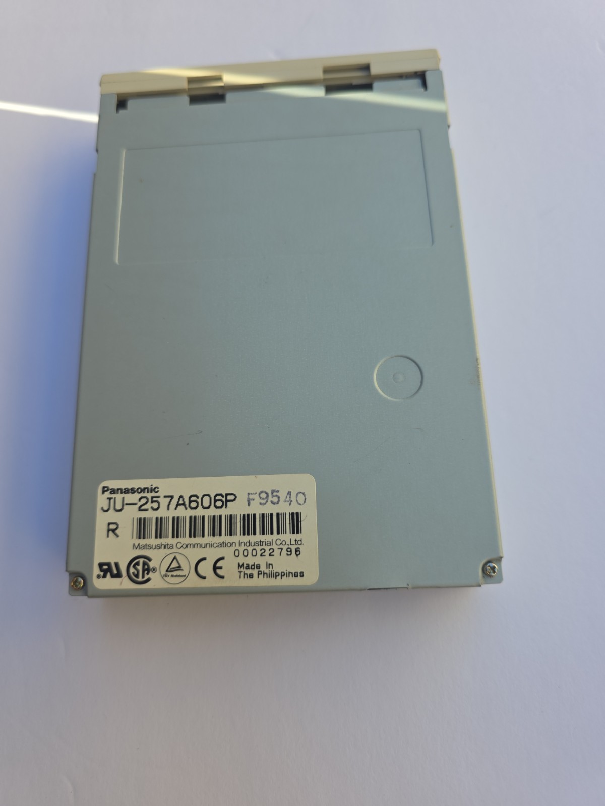 Panasonic JU-257A136P  Floppy Disk Drive Untested