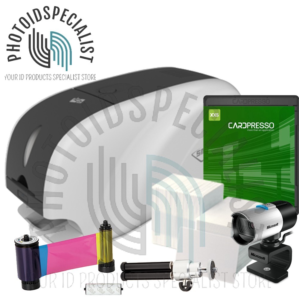 IDP Smart 31S Single Side Complete Photo ID Card Printer System 
