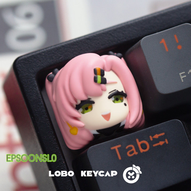 Game Zenless Zone Zero Resin Key Cap Ellen Nicole Keycap For Mechanical Keyboard