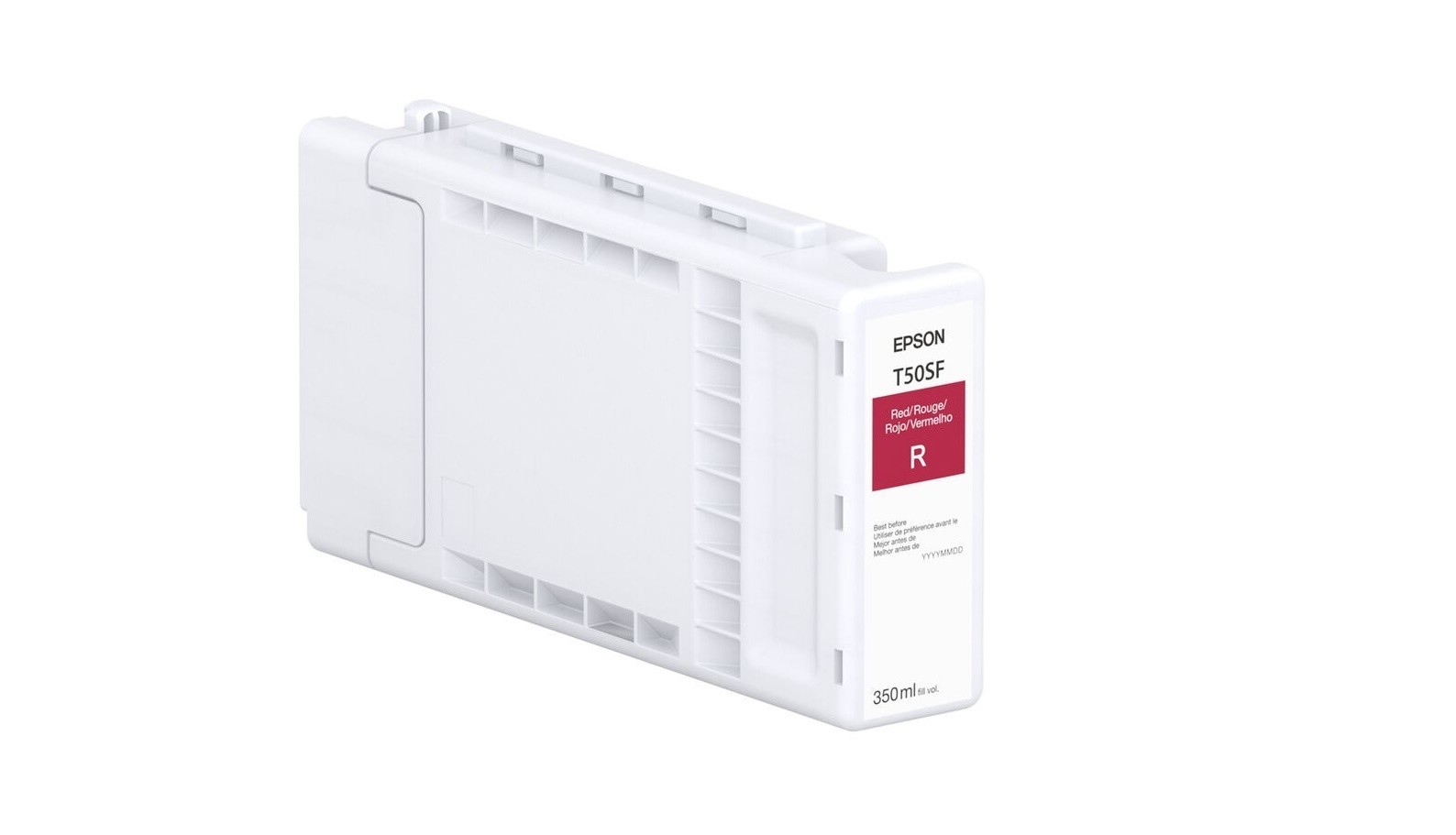 Open Box Epson T50S UltraChrome XD3 Red Ink Cartridge 350mL T50SF20