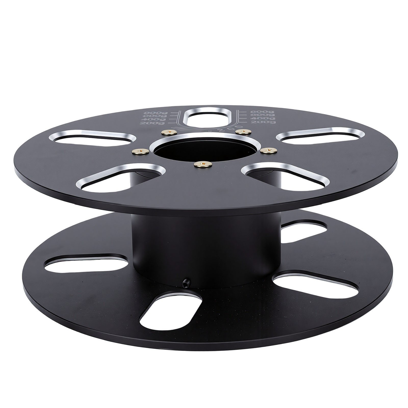 Filament Spool Black Metal Detachable Quick Swap Reusable Empty Filament Sp ZTBH
