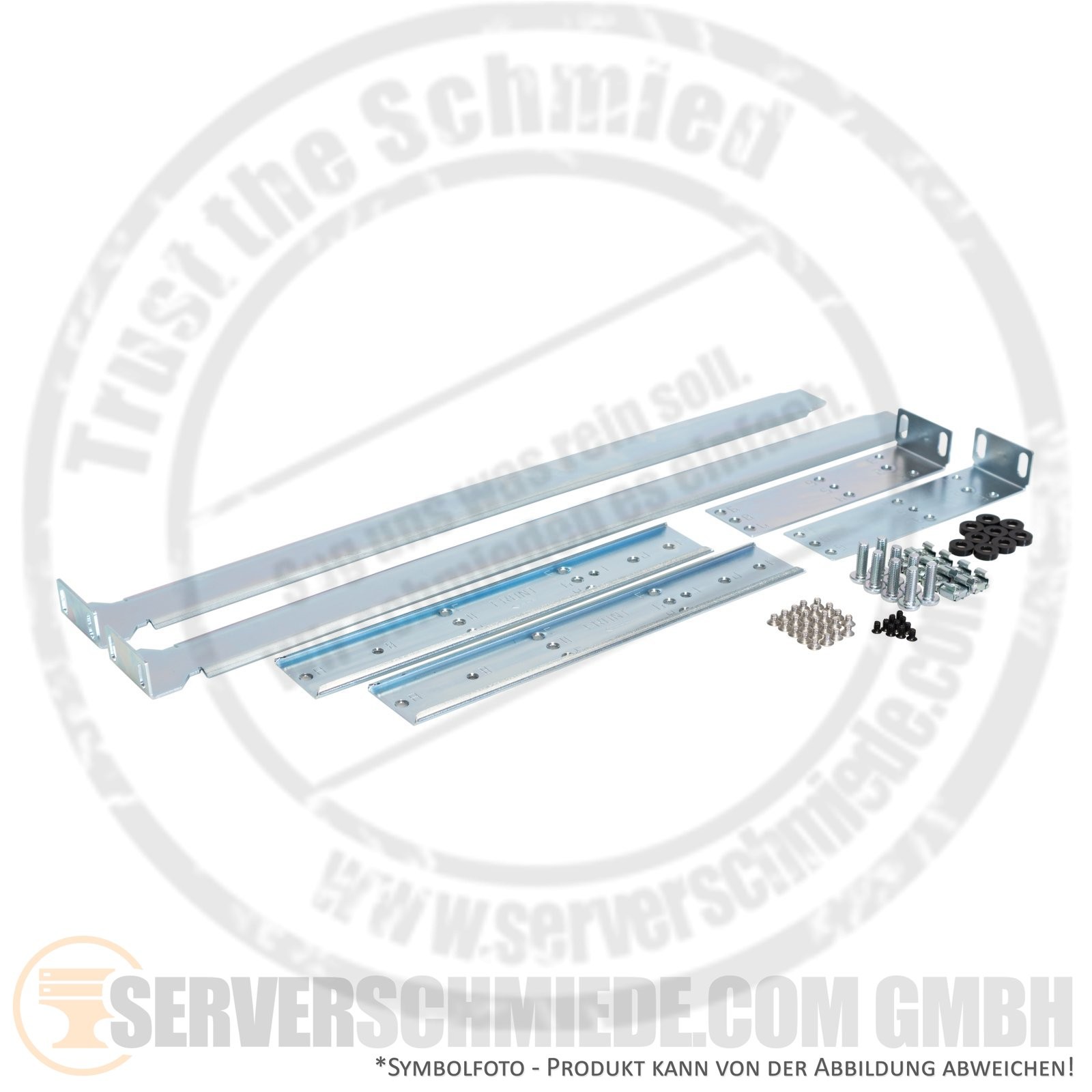 EMC Brocade DS-6510 19" Rack Rails Rails Static Kit Switch 3rd party