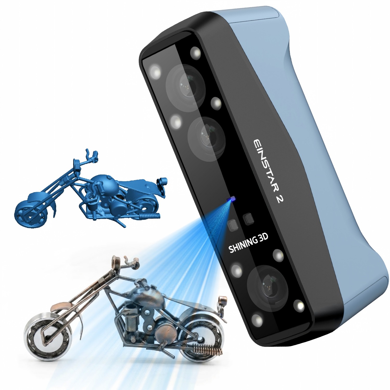 EINSTAR 2 3D Laser Scanner For 3D Print Infrared Light Wireless Handheld Scan
