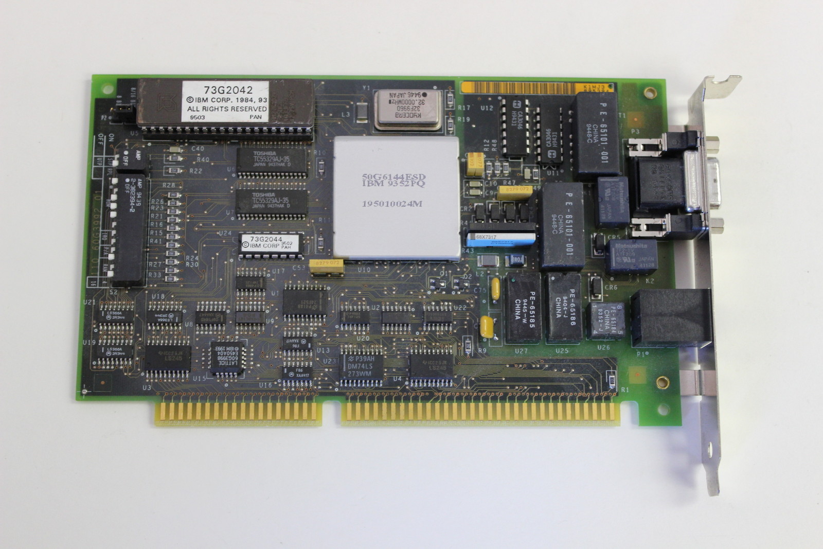 IBM 73G2032 16/4 ISA-16 16 BIT ISA TOKEN RING ADAPTER 60G3994 60G3992 73G2042