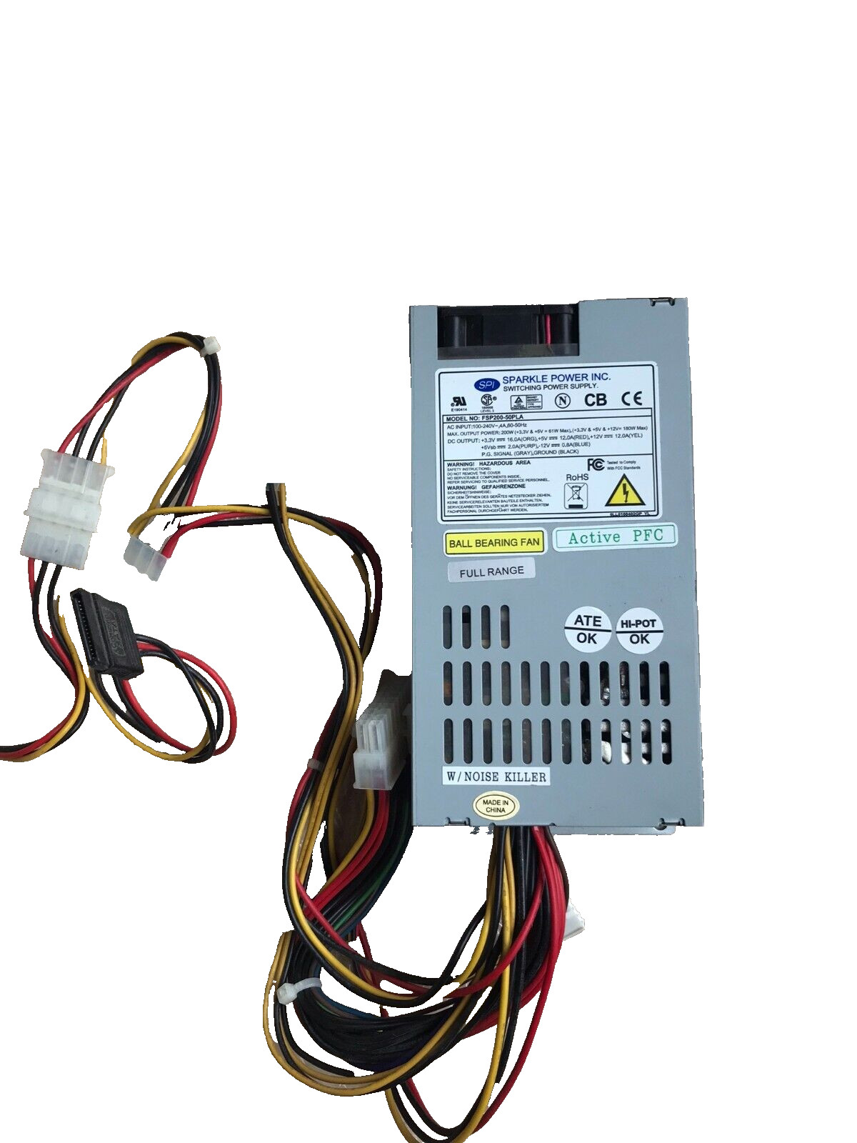 Sparkle Power Inc / FSP200-50PLA, 200 Watt Switching Power Supply