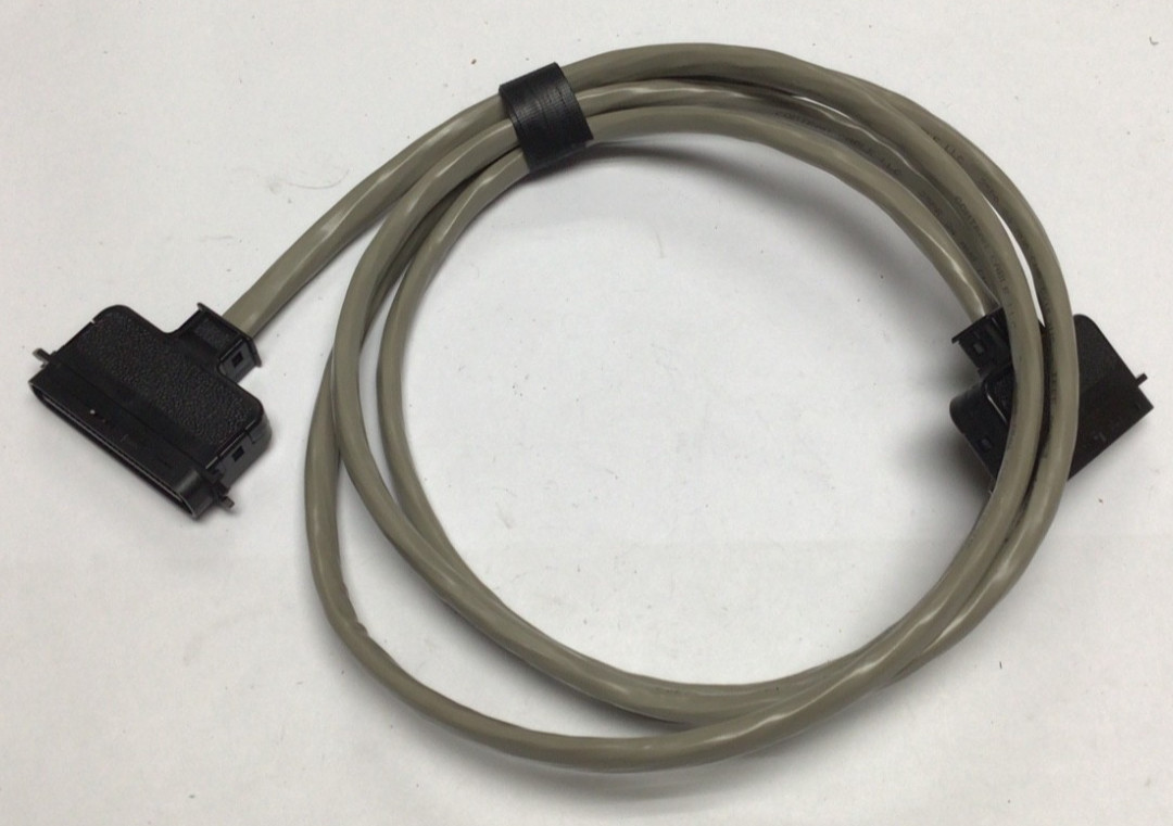 25PR Telco Mm Connectorized Cable 180/180 Alphenol Connector Screw Type 7ft new
