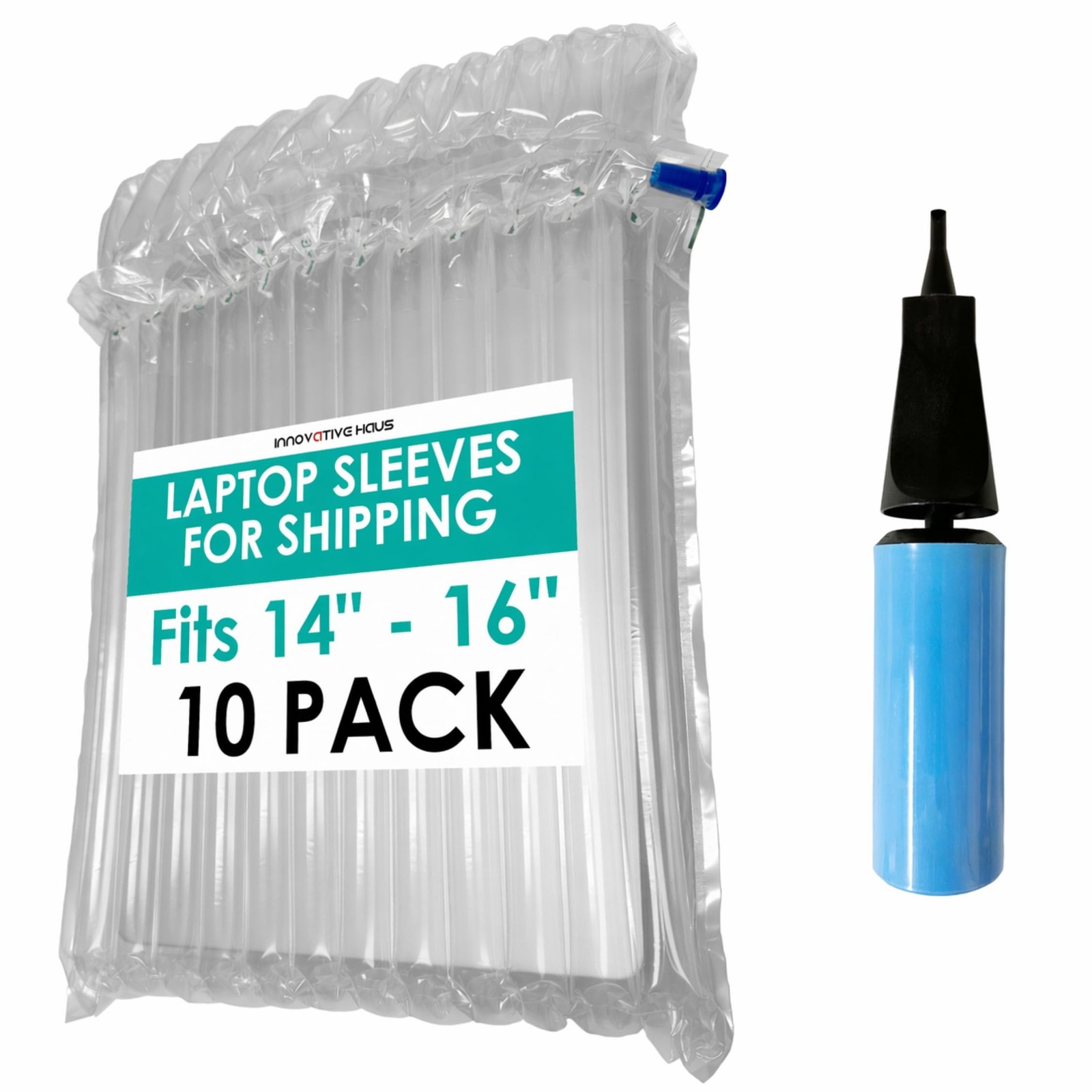 Inflatable Laptop Protective Bags Sleeve Pump Fits 1416 Inch Case 10 PCS