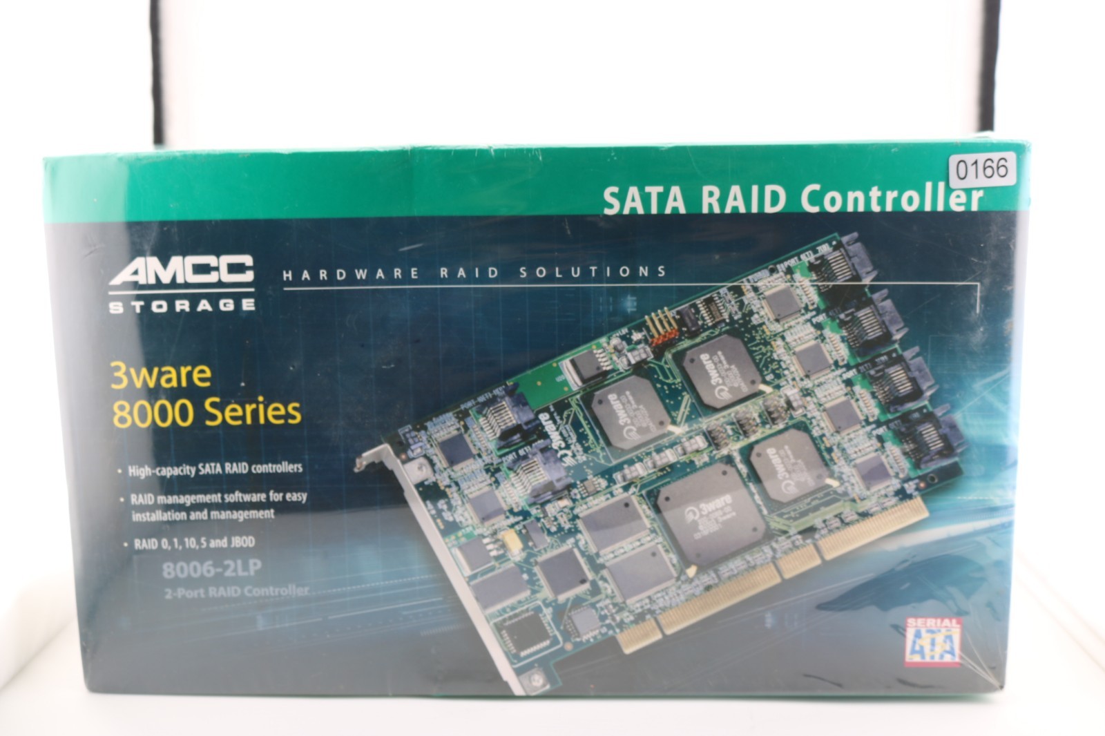 Brand New in Box AMCC 3ware 8006-2LP SATA RAID Controller