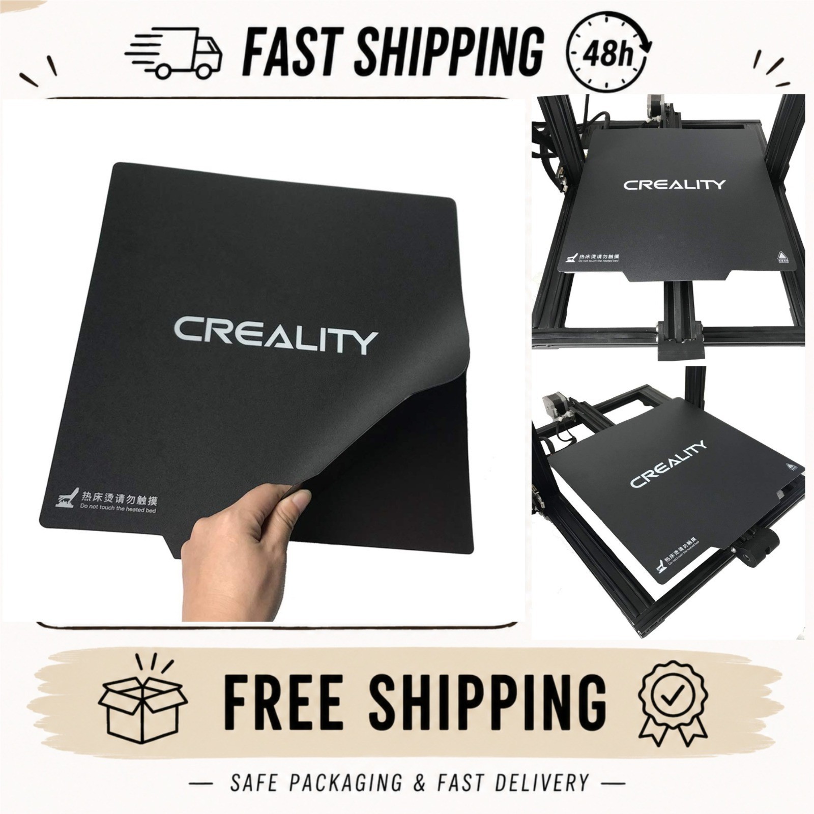 Creality Ultra-Flexible Removable Magnetic 3D Printer Build Surface 310x310mm