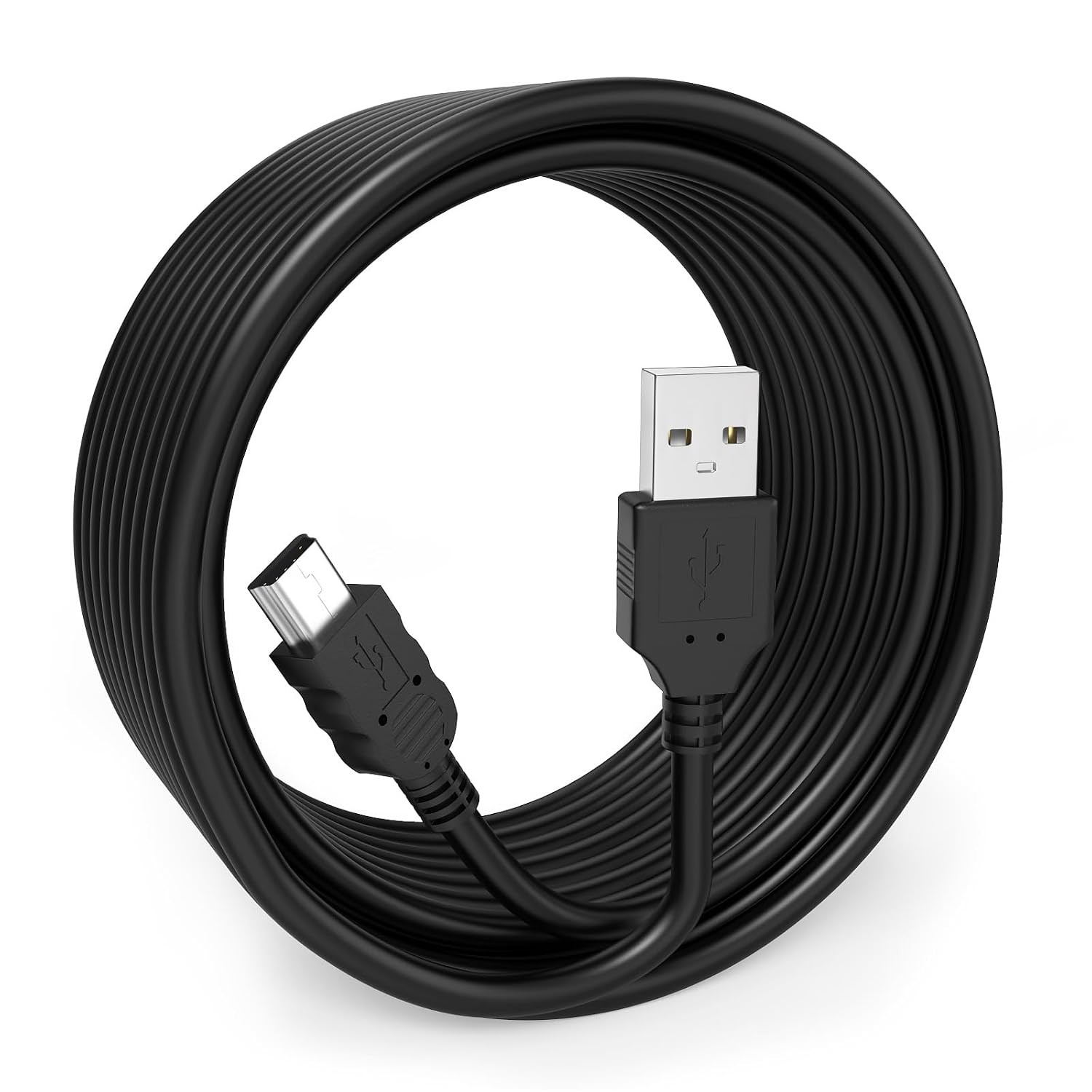 10Ft Mini USB Cable, USB 2.0 to Mini B 480Mbps Data Transfer Cord Compatible