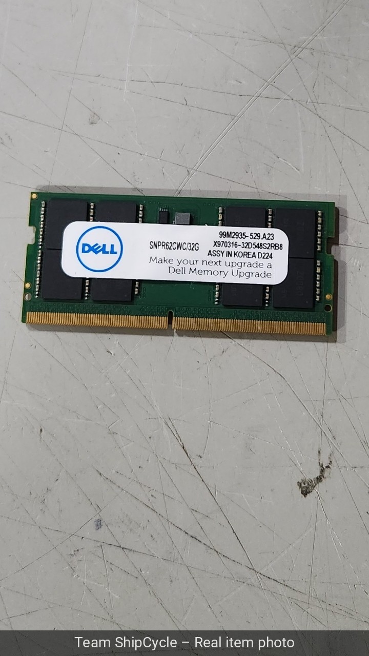 Dell Memory SNPR62CWC32G AB949335 32GB 2Rx8 DDR5 SODIMM 4800MHz RAM G2U