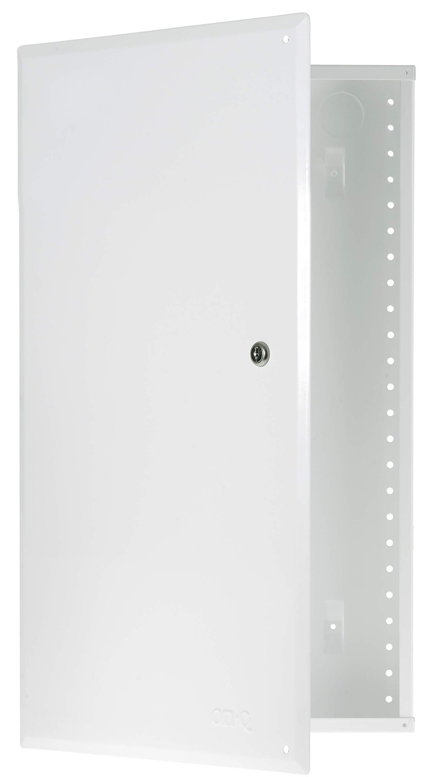 On-Q 20" Structured Media Enclosure with Hinged Cover Lock, 20 inch, White
