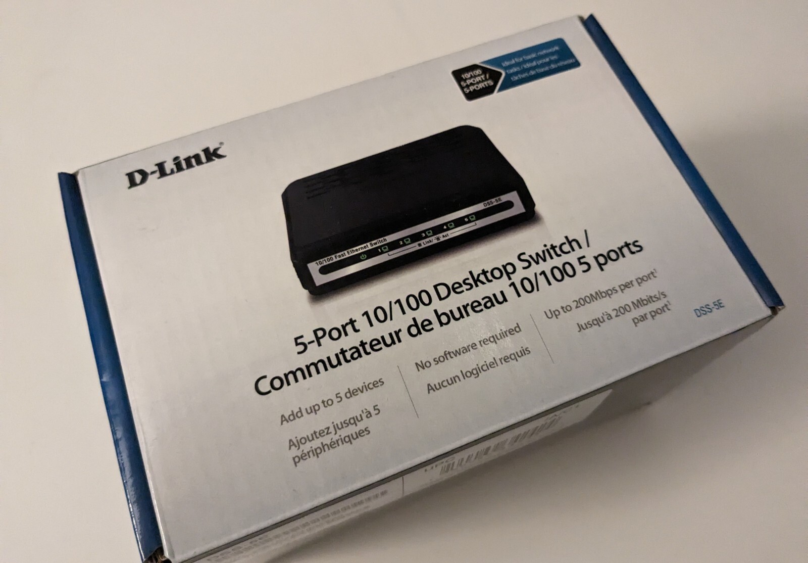 D-Link Network Switch 10/100 DSS-5E 5-port