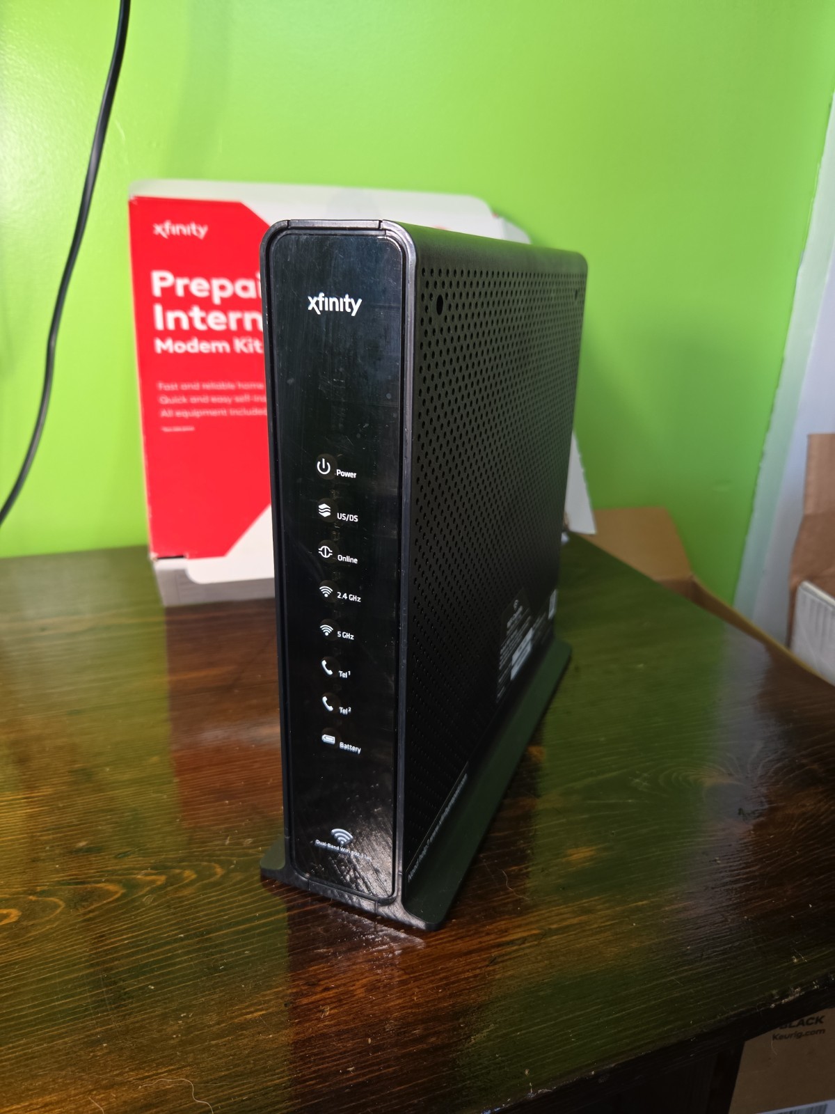 Xfinity Arris TG1682P Prepaid Internet WiFi Capable Dual-Band Router Modem
