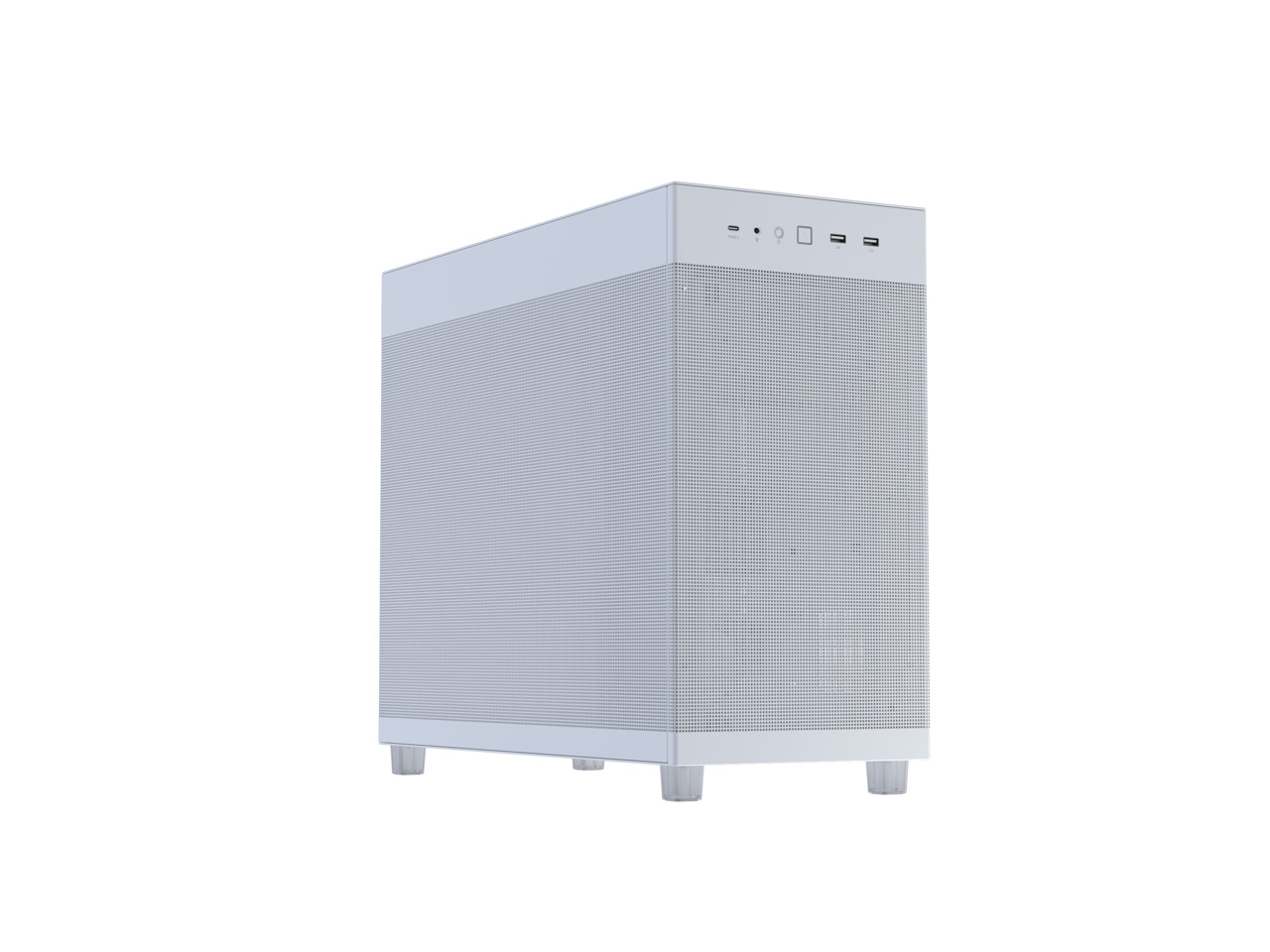 ASUS Prime AP303 White Edition Mesh-Panel 44-Liter ATX PC case, structural GPU