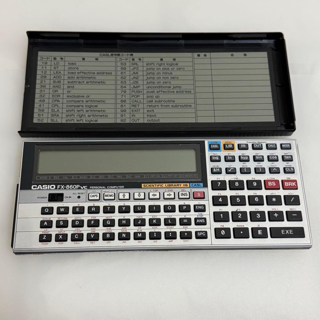 CASIO FX-860PVC Pocket Computer Programmable Tested Working from JAPAN