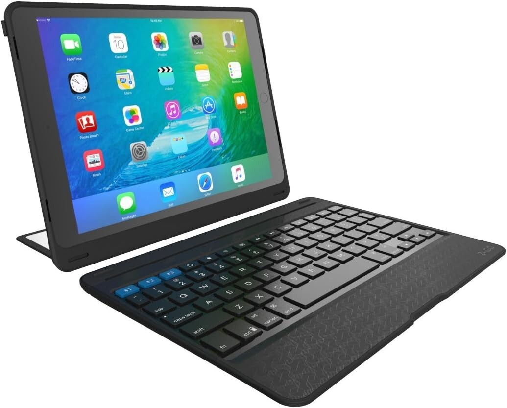 ZAGG Rugged Book Pro | Magnetic-Hinged | Multi Pairing | Durable stand Case