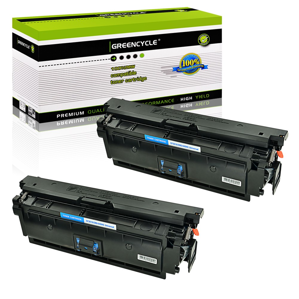 2 Pack CRG-040H Cyan High Yield Toner Fits For Canon Color image CLASS LBP712DN