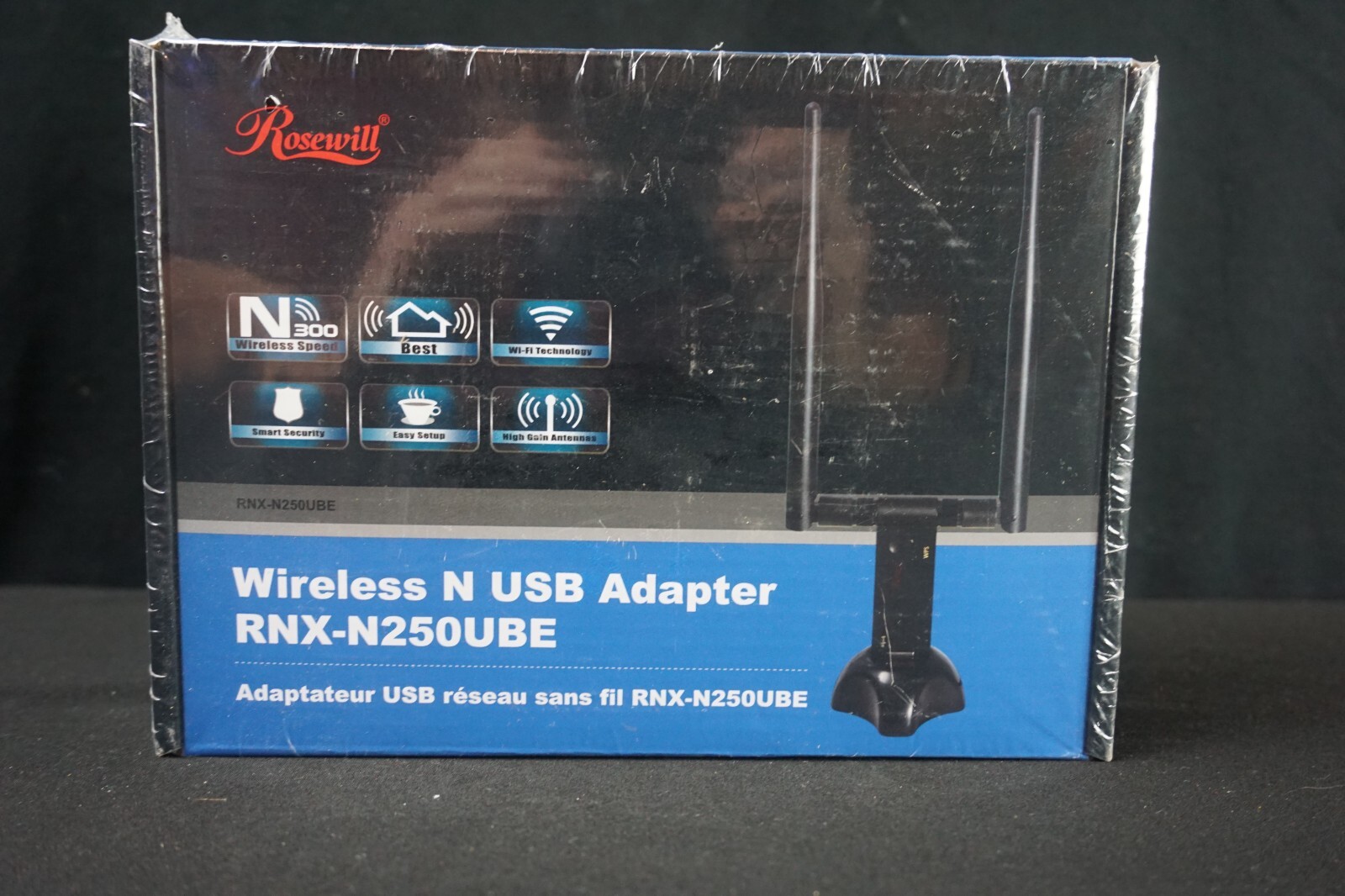 Rosewill RNX-N250UBE (RNWD-11006) Wireless N USB Adapter NIB Sealed NOS