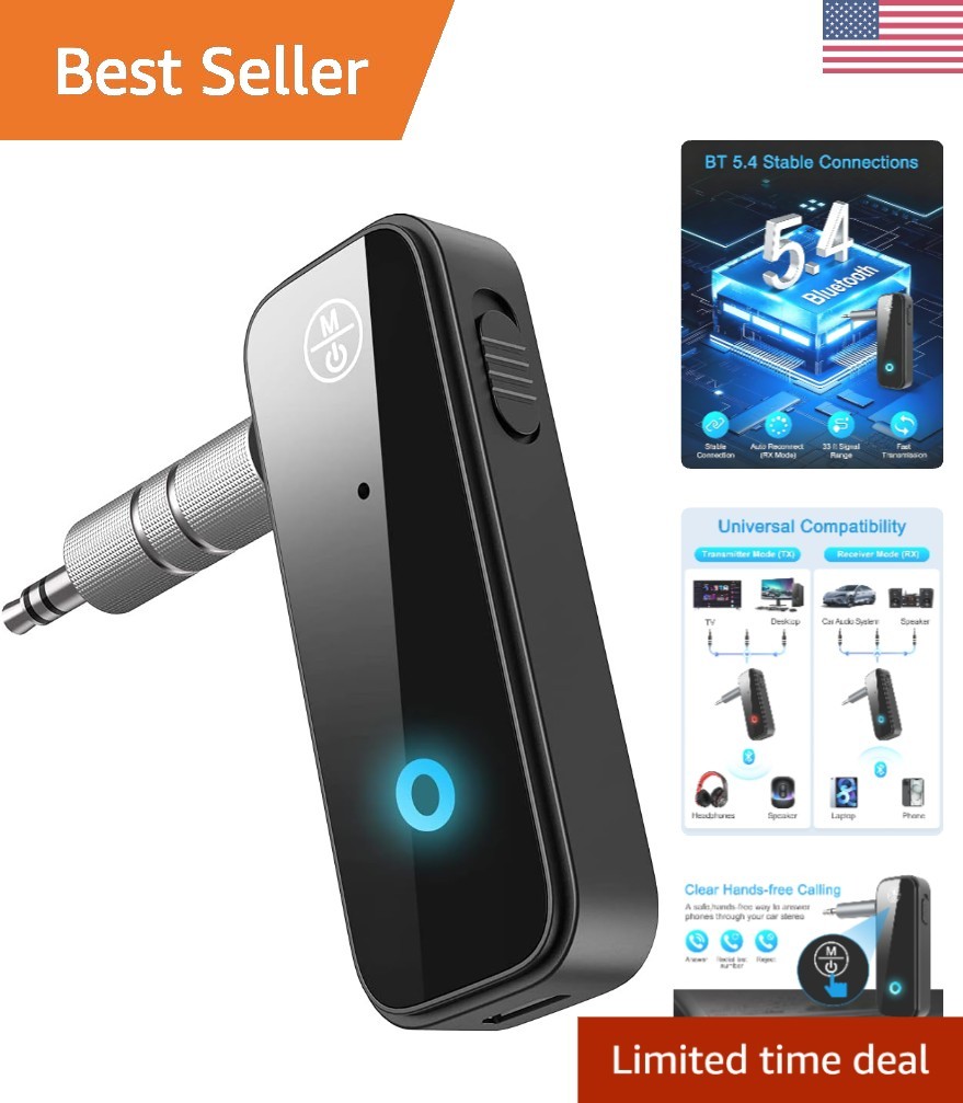 Upgrade Your Audio: Bluetooth 5.4 Receiver/Transmitter for Seamless Connectivity
