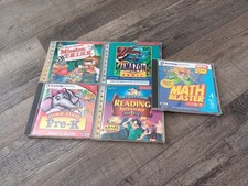 The Learning Company PC CD-ROM Educational Video Games Lot Of 5 Math Blaster picture