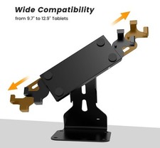 Tablet Mount Stand Compatible With iPad 9.7-12.9 Inch, All Metal With Cable Lock picture